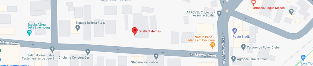 Mapa de localização da DuaPi.